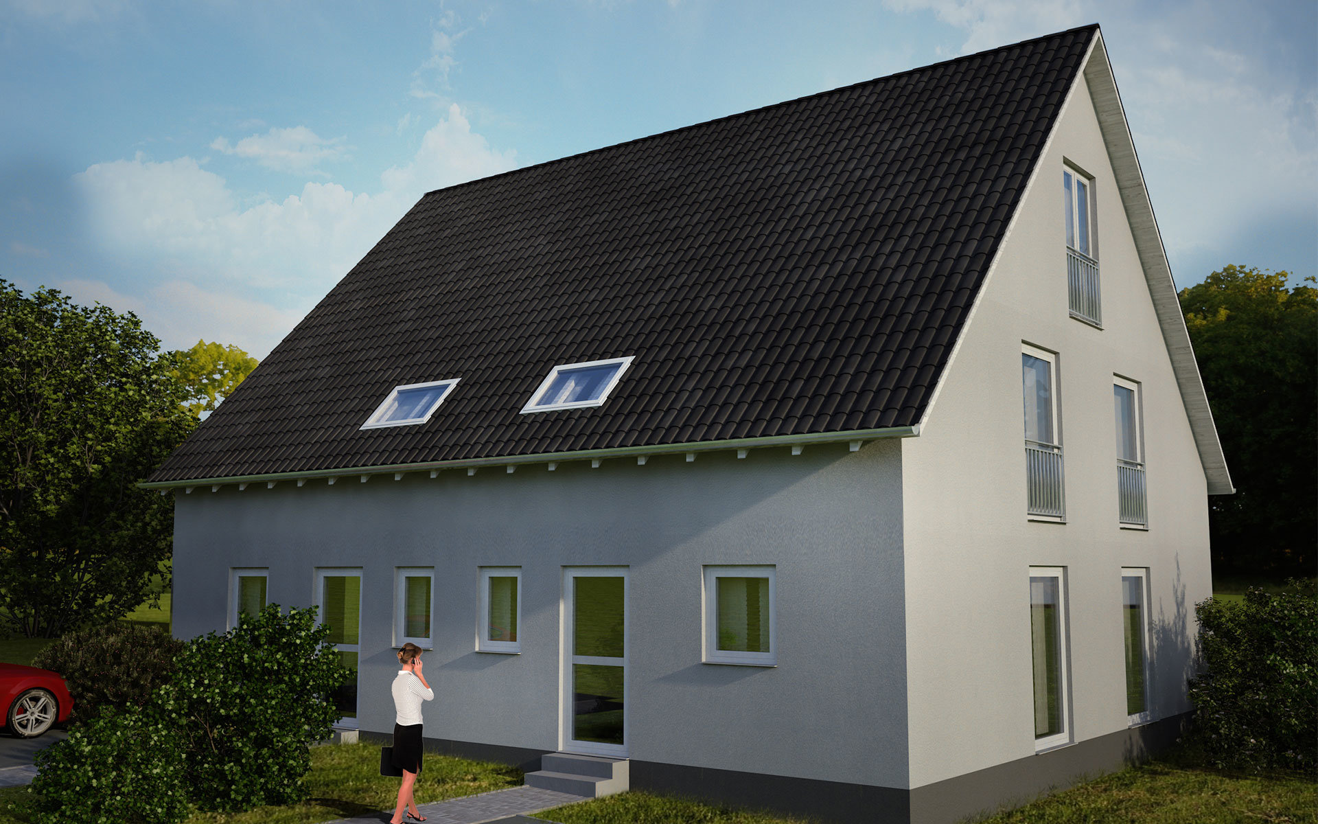 3D Ansicht EFH Badenheim