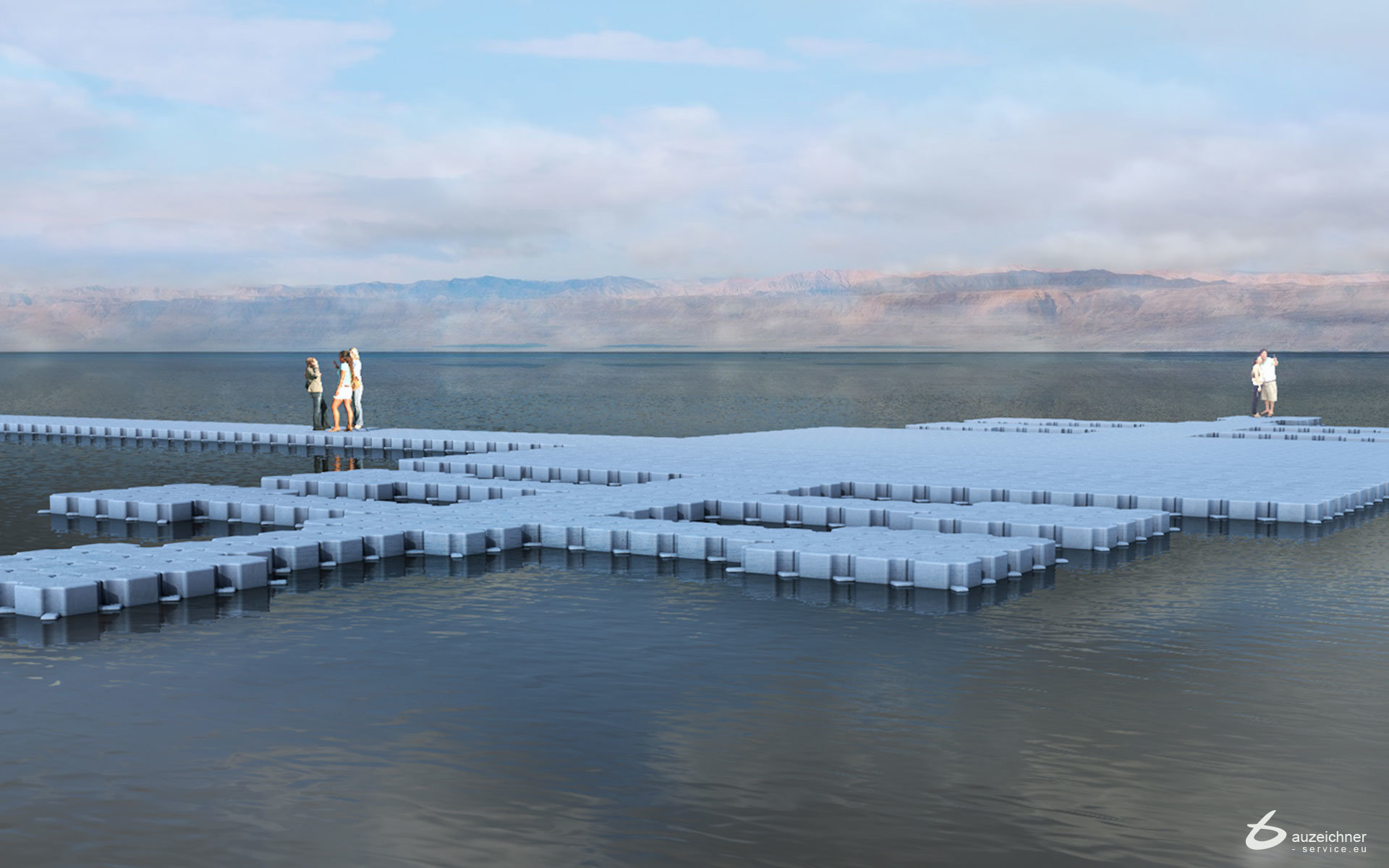 Produktvisualisierung modulares Docksystem