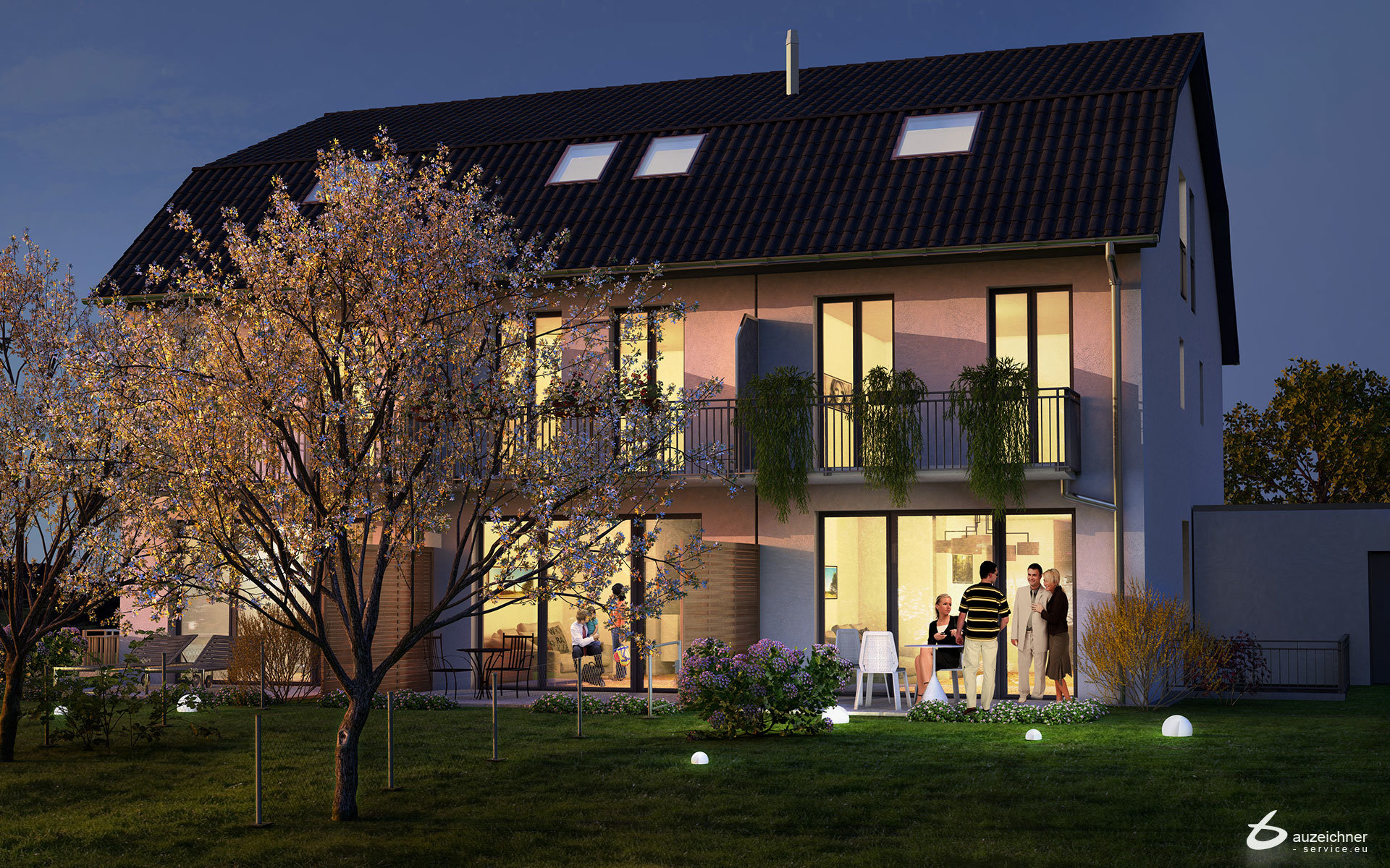 Visualisierung Mehrfamilienhaus München